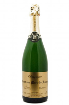 Champagne Paul Bara 1991 Comtesse Marie de Freance Grand Cru Brut has crisp flavors of apple and a long, buttery aftertaste