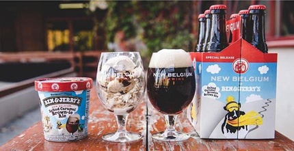 New belgium Brown Ale Ice Cream benefits the enviornmenatl group "Protect our Winter"