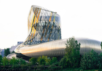 La Cite du Vin is located in Bordeaux, France