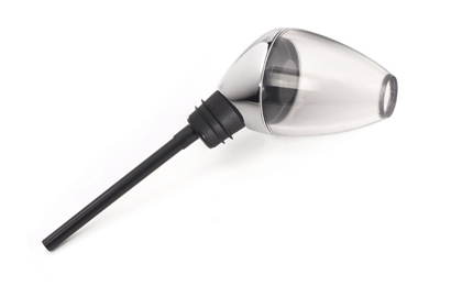 Metrokane's Rabbit Aerating Pourer gives wine a little air to breathe, so that its full aromas and flavors can come out