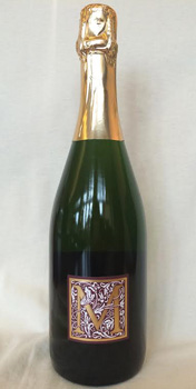 The Mayo Family Winery 2009 Brut Sparkling is a dry yet fruity estate-grown wine