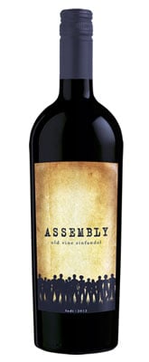 Assembly 2012 Old Vine Zinfandel dsiplays aromas of red berry and cherry