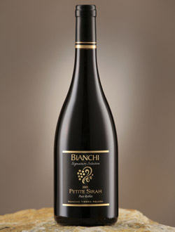 Bianchi Signature Selection 2006 Petite Sirah, Plummer Vineyard, on our list of the Top 10 Barbecue Wines