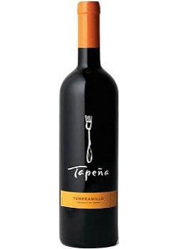 Tapena 2007 Tempranillo, on our list of Top 10 Barbecue Wines