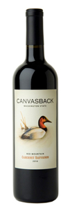 Canvasback 2014 Red Mountain Cabernet Sauvignon has aromas of blackberry and cherry