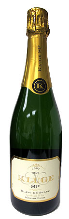 The Kluge Estate SP Blanc de Blancs 2007 is one of our Top 10 Holiday Wines