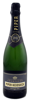 A bottle of Piper Heidsieck Vintage 2004 Champagne, one of our Top 10 Holiday Wines 2011