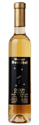 Rosenhof 2009 ORION Eiswein is made with frozen grapes harvested at night