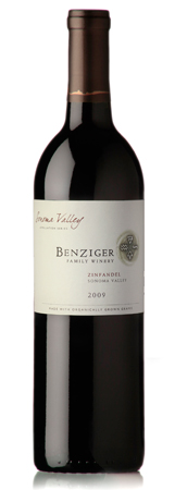Benziger 2010 Sonoma Valley Zinfandel is a robust red wine made from certified organic grapes