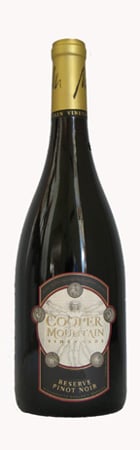Cooper Mountain Vineyards 2009 Reserve Pinot Noir is one of the best of its type in the nation