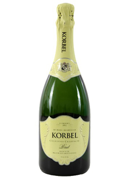 Korbel California Champagne Brut is made with 100 percent organically grown grapes