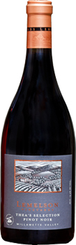 Lemelson Vineyards 2012 Thea's Selection Pinot Noir boasts spicy flavors of licorice, cherry and earthy notes