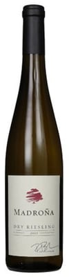 Madrona 2011 Signature Collection Dry Riesling features honey and apple aromas