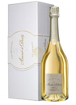 Champagne Deutz 2005 Amour de Deutz Blanc de Blancs is made with grand cru Chardonnay, giving the wine a rich, lush palate