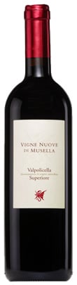 A bottle of Vigne Nuove di Musella 2008 Valpolicella Superiore from Italy