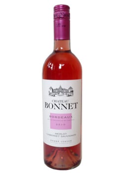 Chateau Bonnet 2010 Merlot/Cabernet Sauvignon Rosé, one of our Top 10 Rosés