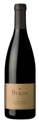 Byron 2012 Santa Maria Valley Pinot Noir features fragrant aromas of peach and pear
