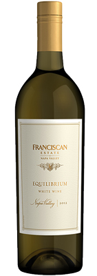 Franciscan Estate 2012 Equilibrium is a harmonious blend of Sauvignon Blanc, Chardonnay and Muscat