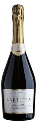 Laetitia 2010 Cuvée M opens with aromas of lime and yeast