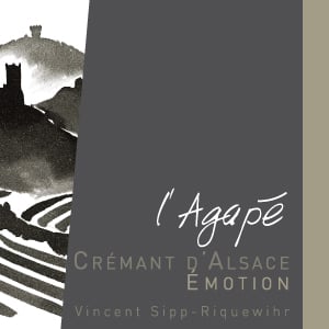 Domaine Agape Cremant d'Alsace is both sustainable and delicious
