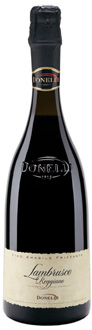 One of our Top 10 Sparkling Wines 2011, Donelli Lambrusco Reggiano Amabile DOC offers sweet red berry flavors and a balanced acidity