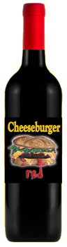 Rootstock Cellars Cheeseburger Red is a blend of Petite Sirah, Barbera and Syrah