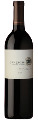 Benziger 2009 Sonoma County Cabernet Sauvignon is made from certified sustainable grapes