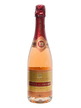 Lucien Albrecht Brut Rosé has notes of strawberry and raspberry