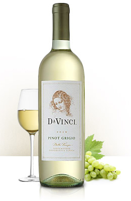 Da Vinci 2014 Pinot Grigio is crisp and floral, with a hint of minerality