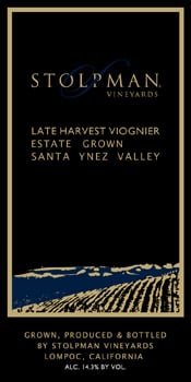 Stolpman 2007 Late Harvest Viognier, one of our Top 10 Summer Wines 2012
