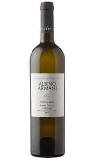 Albino Armani 2009 Corvara Pinot Grigio, on our list of the Top Value Wines