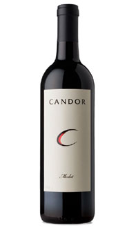 Candor Merlot, an affordable California red wine