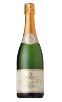The Champagne Collet Brut Blanc de Blancs, on our list of the Top Value Wines