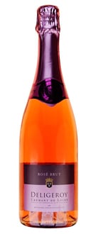 Deligeroy Cremant de Loire Rose is made with a touch of Cabernet Franc