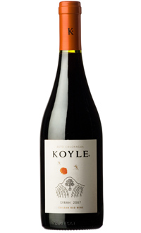 The Koyle 2007 Syrah, on our list of the Top Value Wines