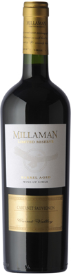 Millaman 2011 Limited Reserve Cabernet Sauvignon displays ripe blackberry and black cherry flavors with spice notes and firm tannins
