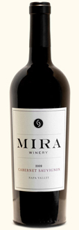 Mira Winery 2008 Cabernet Sauvignon is a full-bodied red wine from Napa Valley