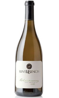 The Riverbench 2008 Estate Chardonnay, on our list of the Top Value Wines