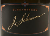Wine label of Schramsberg 2003 J. Schram