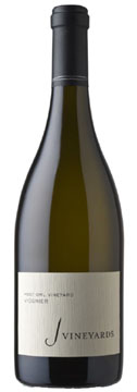 A bottle of J Vineyards & Winery 2010 Hoot Owl Vineyard Viognier, our wine of the week