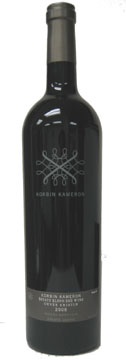 A bottle of Korbin Kameron 2006 Cuvee Kristin, our wine of the week