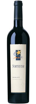 A bottle of Northstar Winery 2007 Columbia Valley Merlot, our wine of the week