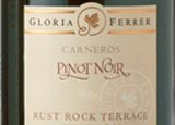 Wine label of Gloria Ferrer 2006 Rust Rock Terrace Pinot Noir