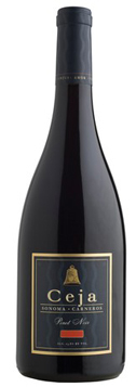 A bottle of Ceja Vineyards 2008 Pinot Noir, our wine of the week