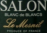 Wine label of Champagne Salon 1997 Blanc de Blancs Le Mesnil, our wine of the week