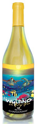 A bottle of Wyland Cellars 2008 Napa Chardonnay, our wine of the week