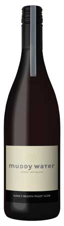 A bottle of Muddy Water 2009 Hare's Breath Pinot Noir, our wine of the week