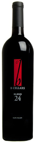A bottle of B Cellars 2009 Blend 24, our wine of the week