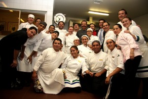 A photo pause in the kitchen