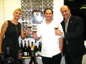 Chef Paul Shoemaker of now closed Bastide with Alain & Sophie Gayot